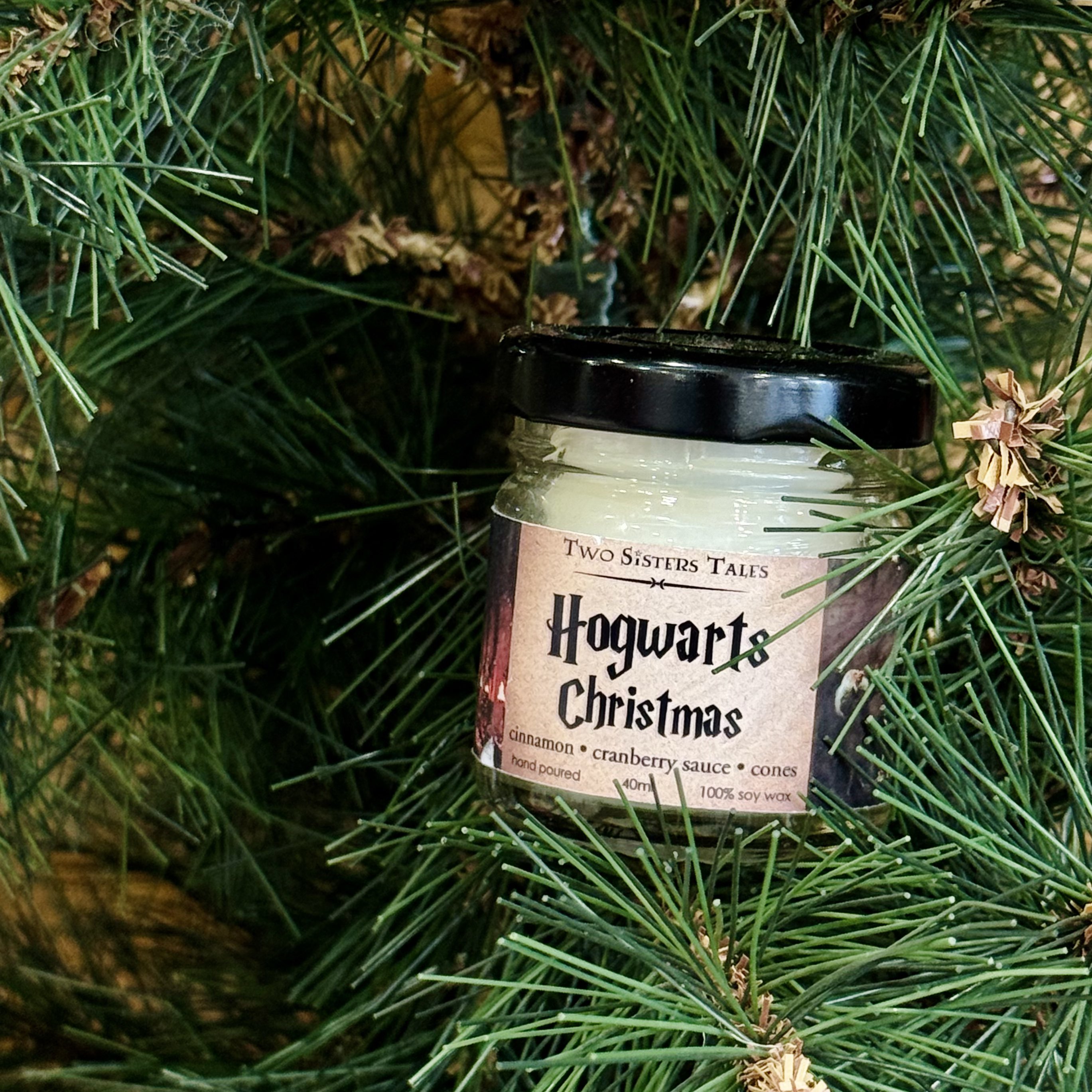 Ароматическая свеча TST Рождество в Хогвартсе, 40 мл.