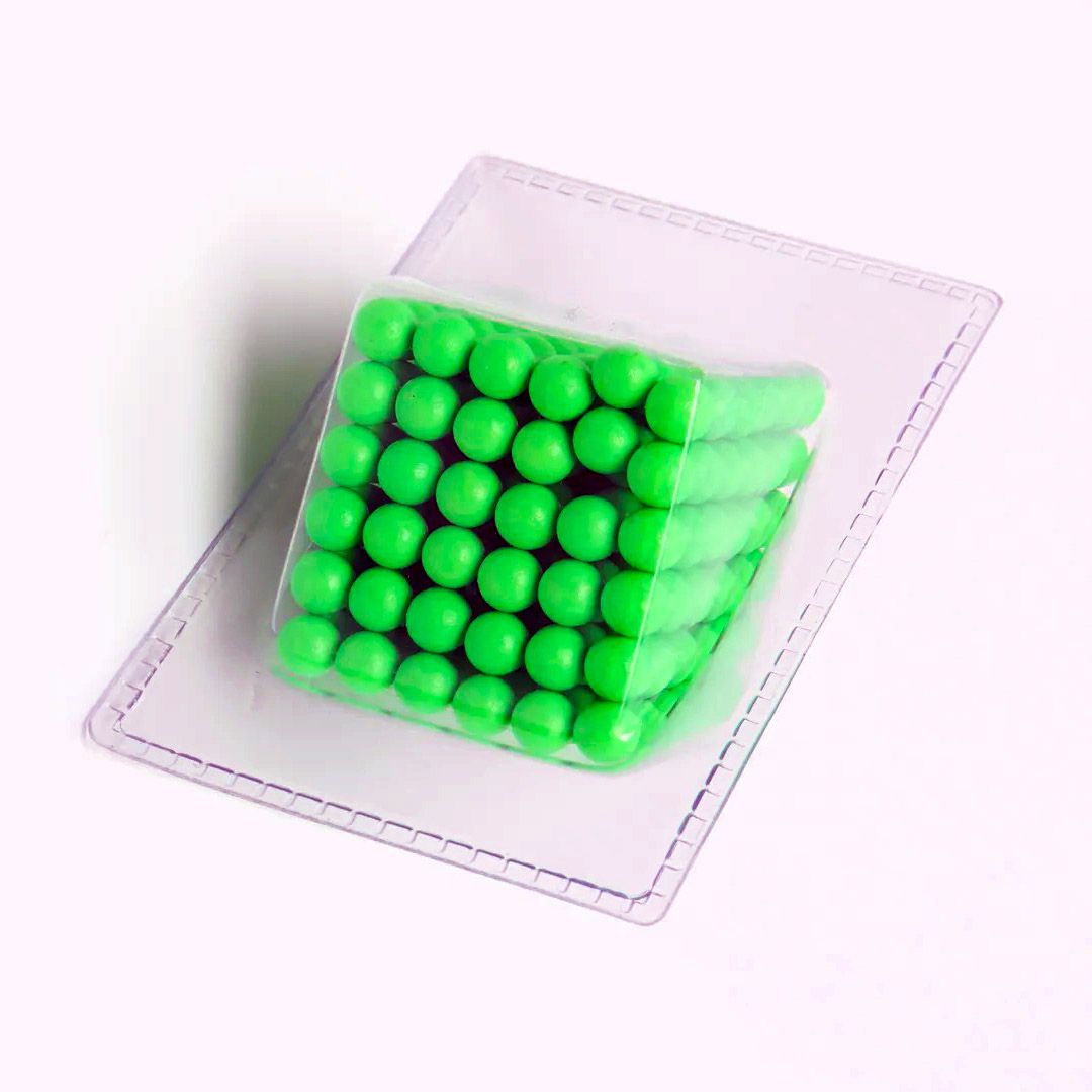 Магнитный куб Magnetic Cube светящийся в темноте, 216 шариков, 5 мм