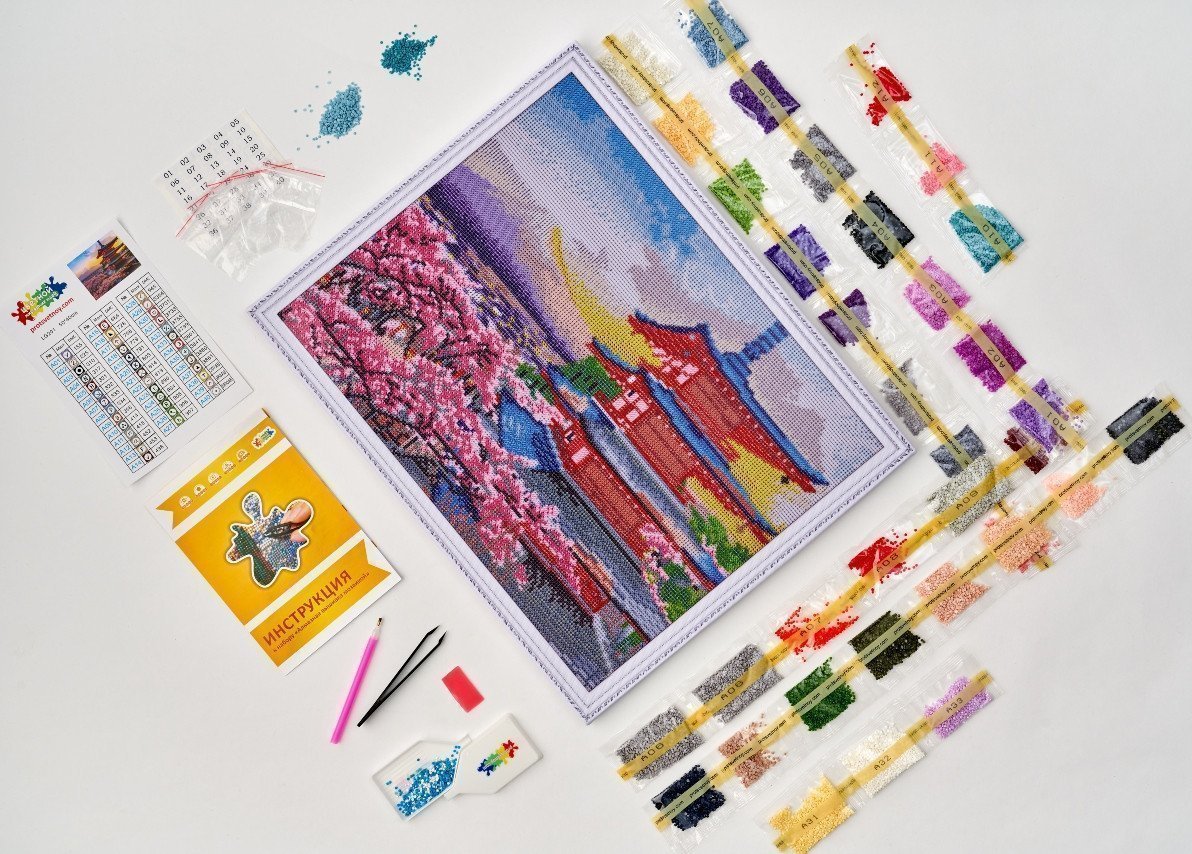 Алмазная мозаика Фудзияма 40х50 см