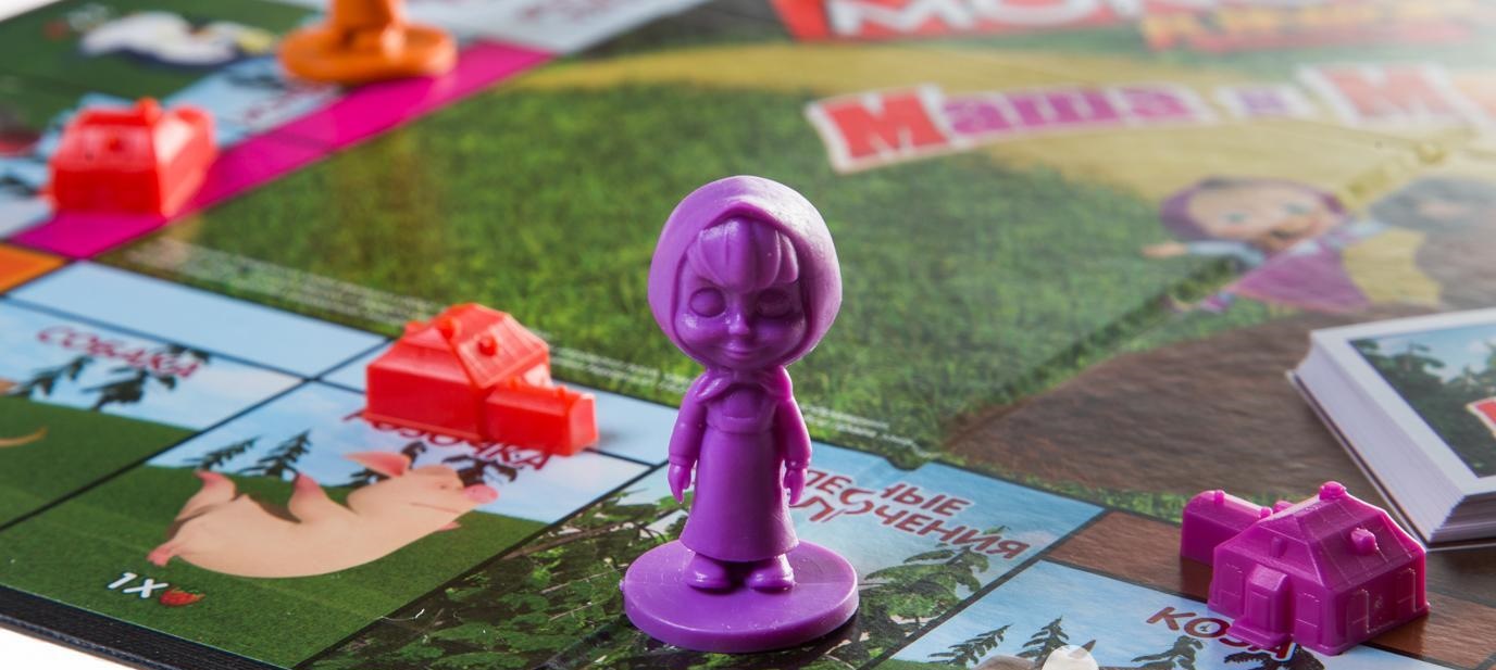 Настольная игра Монополия. Маша и Медведь