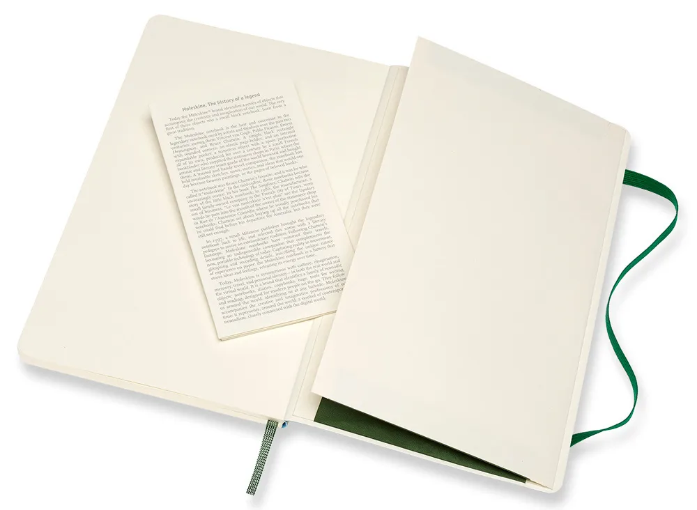 Записная книжка Classic Soft (в линейку) Large зеленый