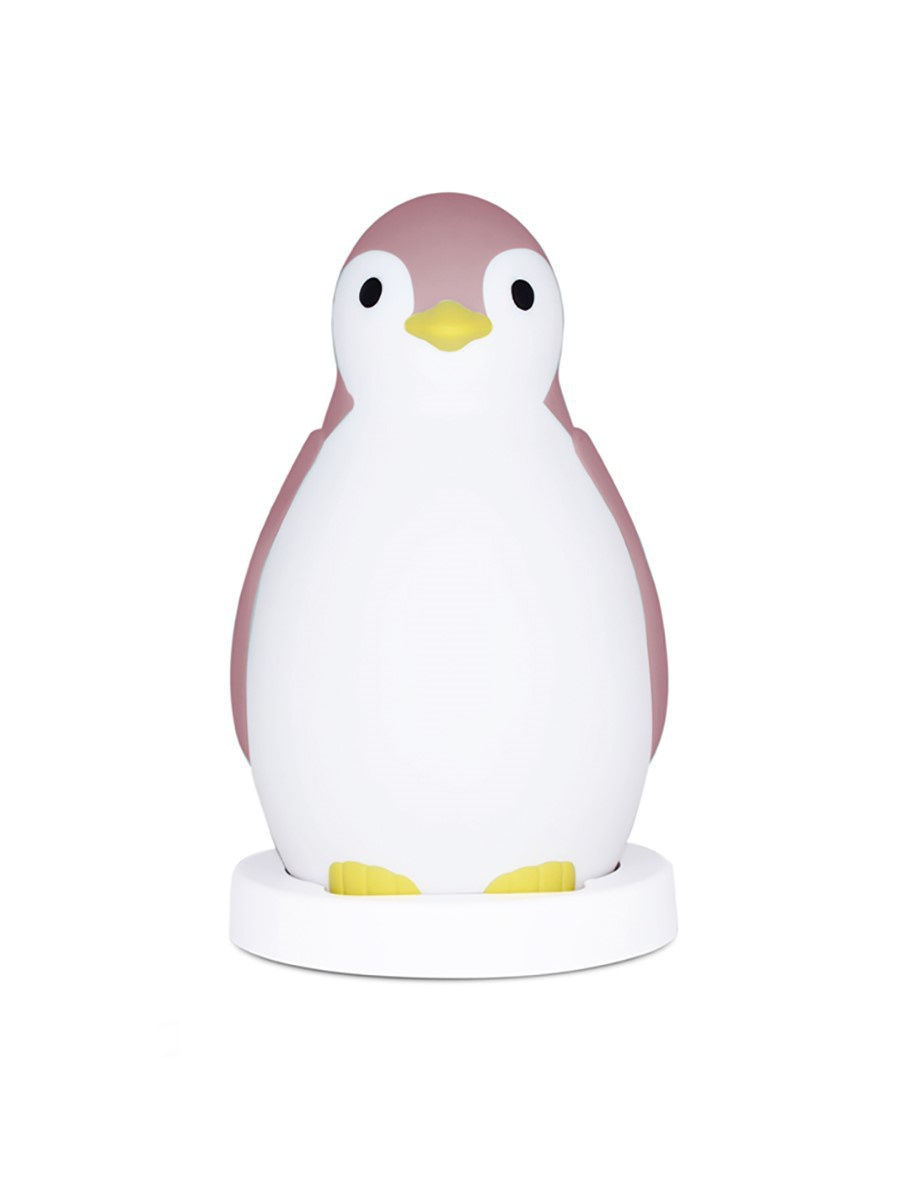 Беспроводная колонка+будильник+ночник пингвинёнок Пэм (розовый)
