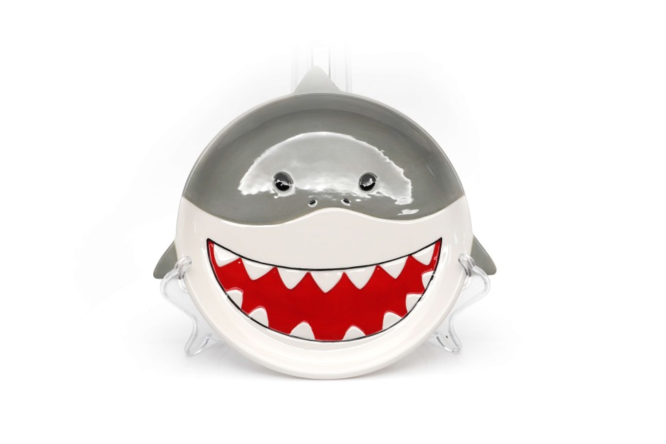 Тарелка керамическая Shark plate