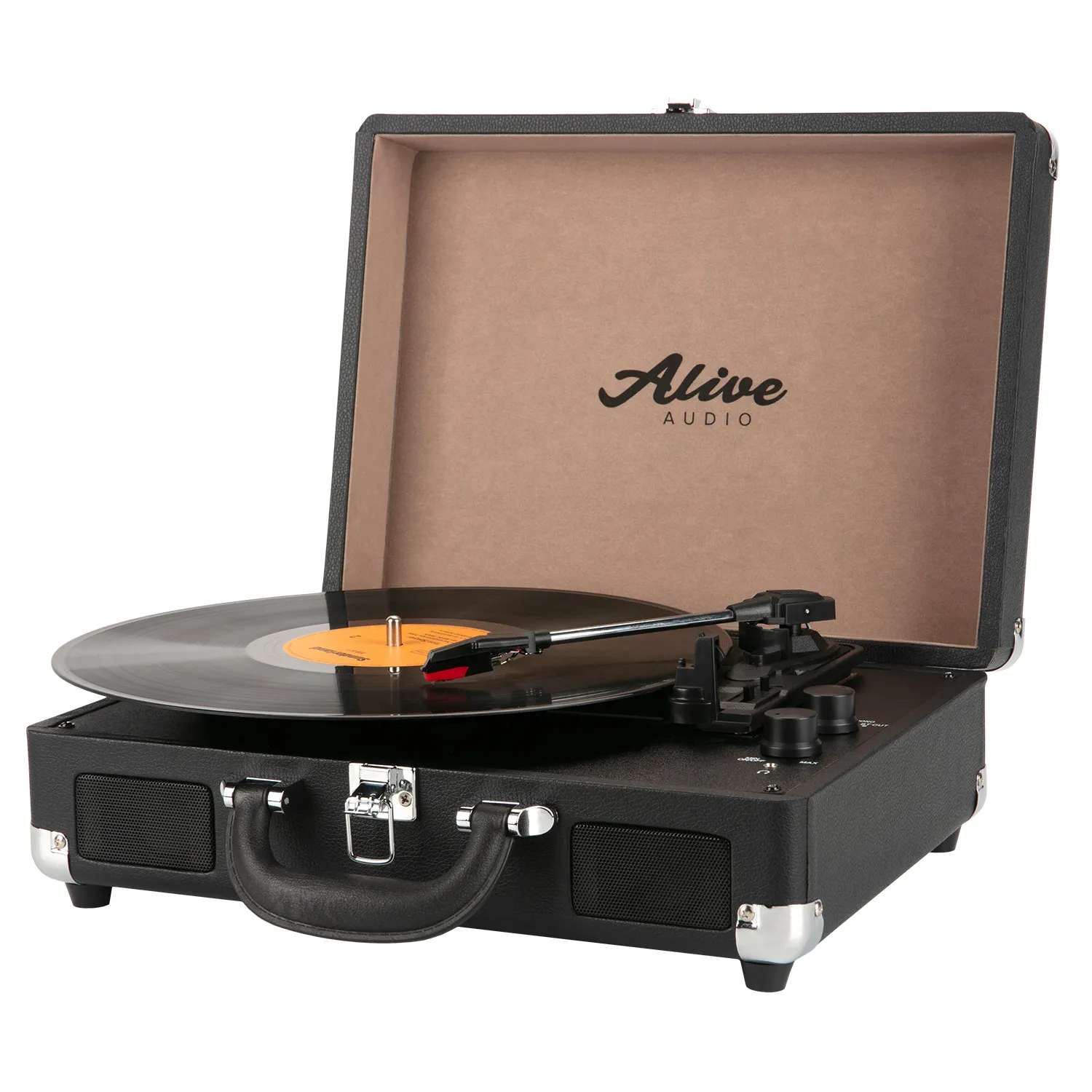 Виниловый проигрыватель Alive Audio Vibe Black c Bluetooth