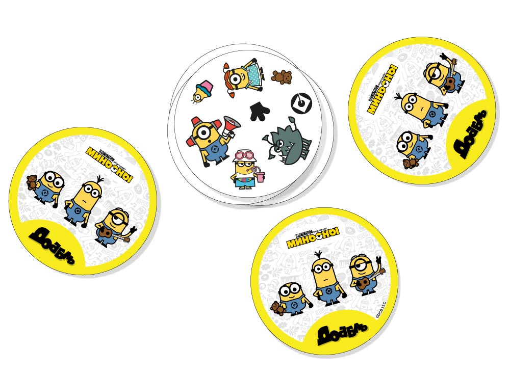 Настольная игра Доббль. Миньоны