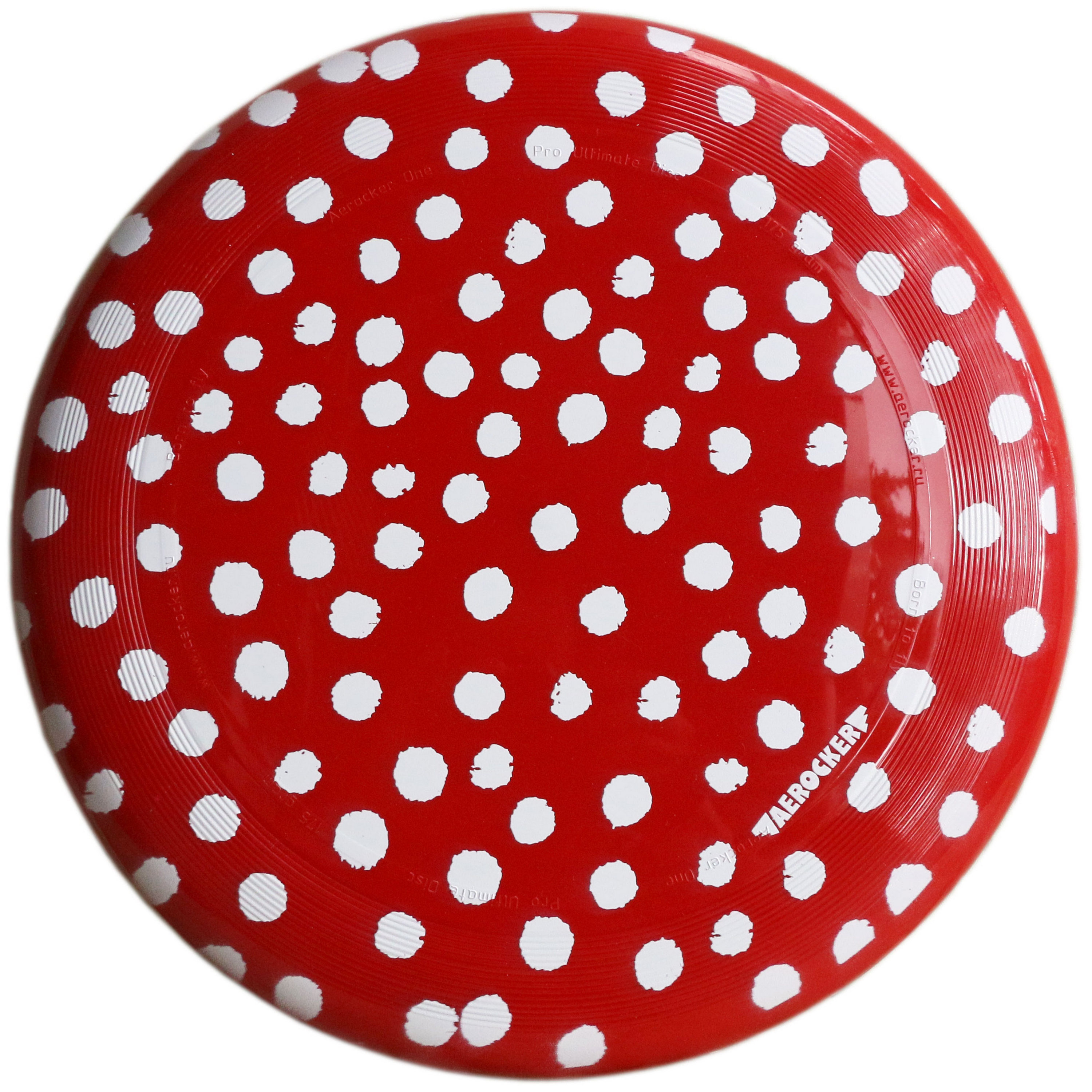 Диск Aerocker One В горох (красный)