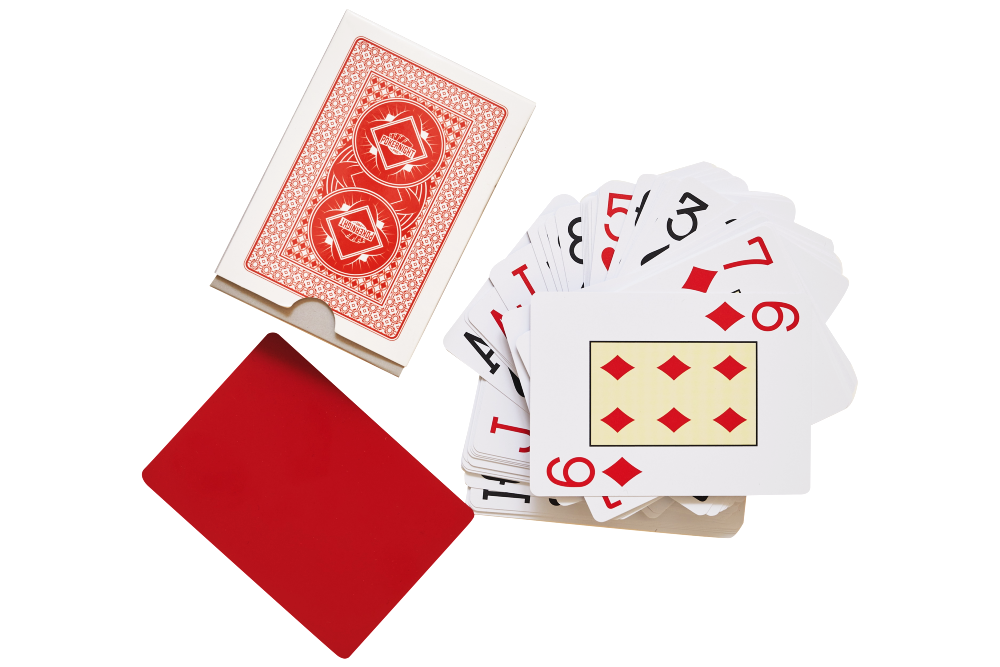 Карты для покера Poker Night Pro red 100% пластик