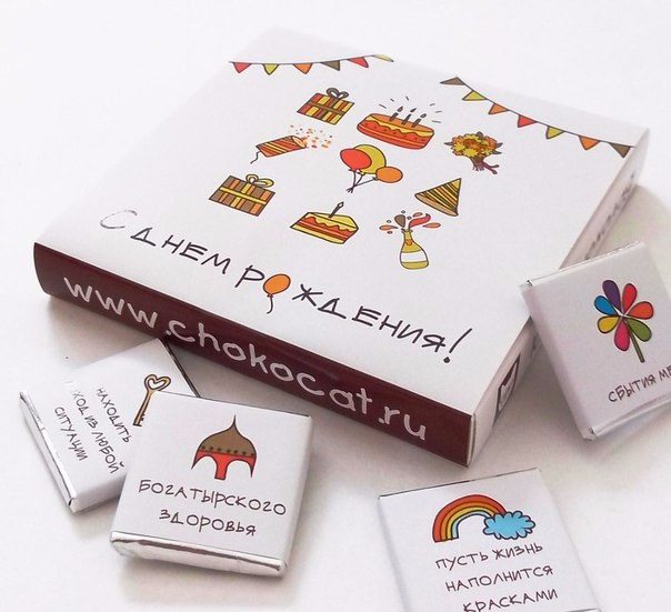 Chokocat С днем рождения (подарки) 60 гр