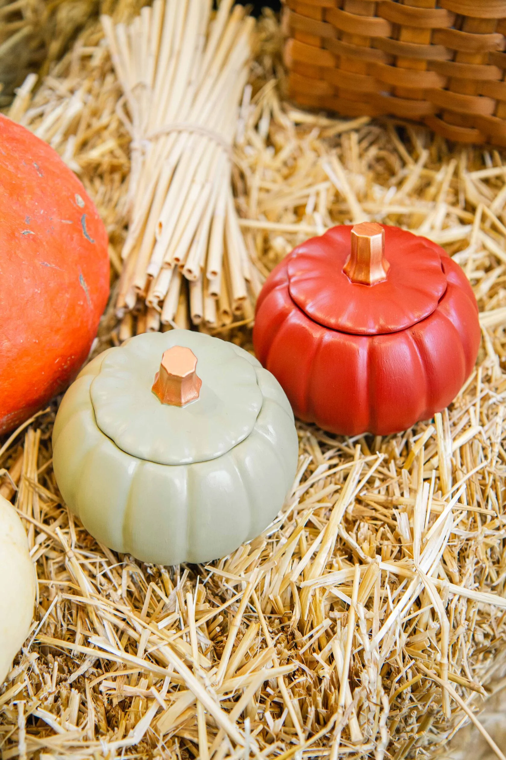 Свеча Тыква круглая