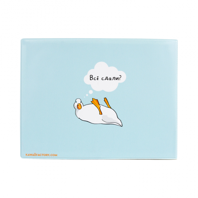 Обложка на зачетную книжку Гуси