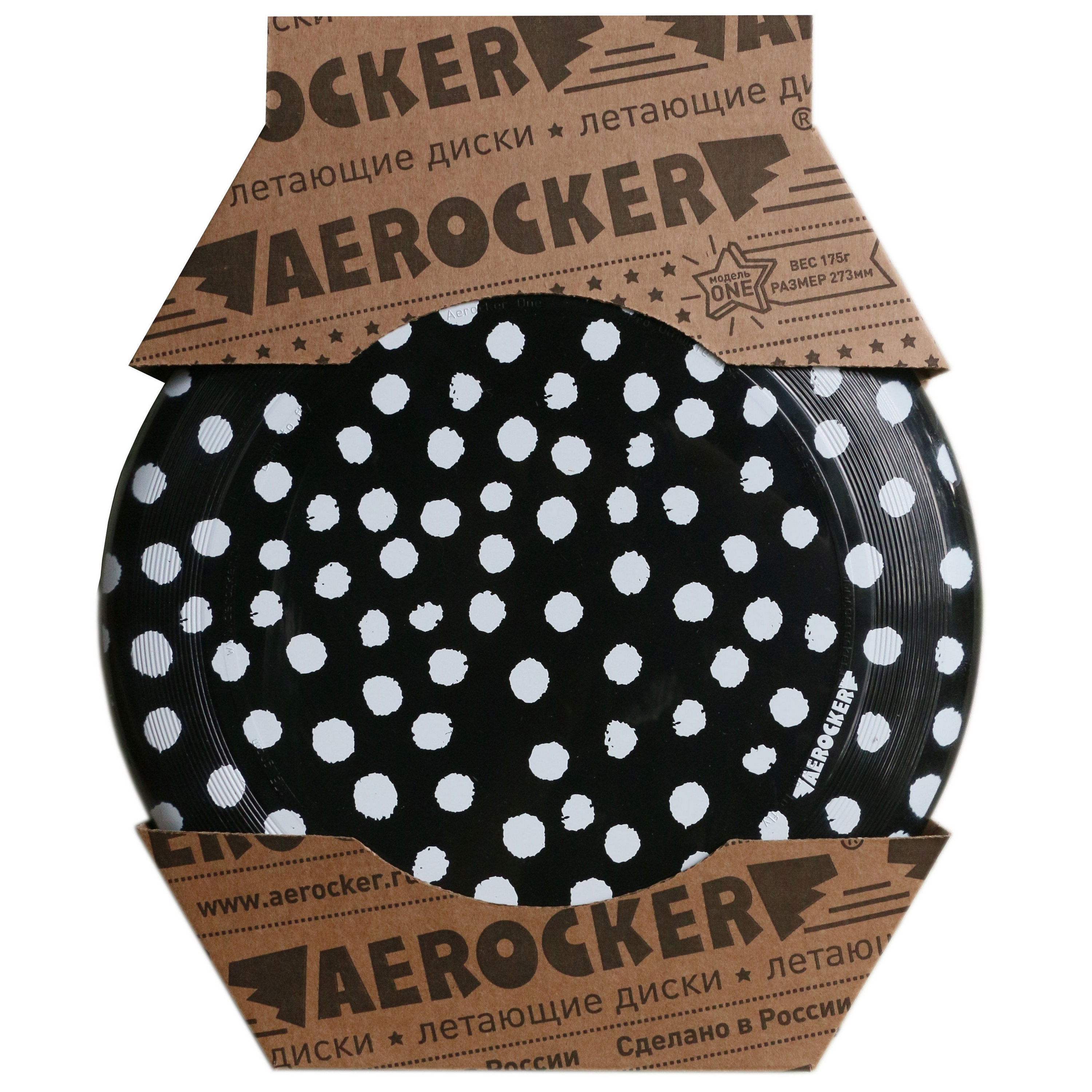 Диск Aerocker One В горох (чёрный)