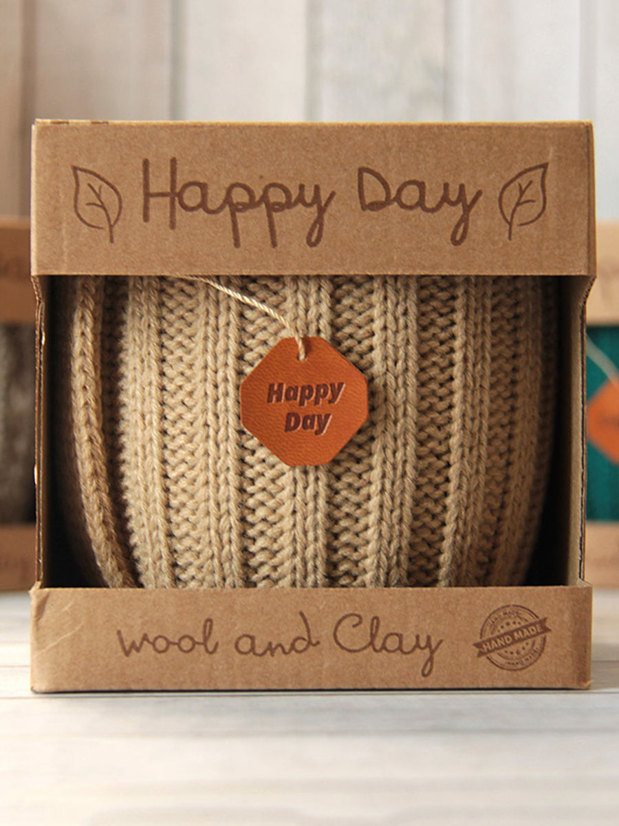 Вязаная кружка Капучино