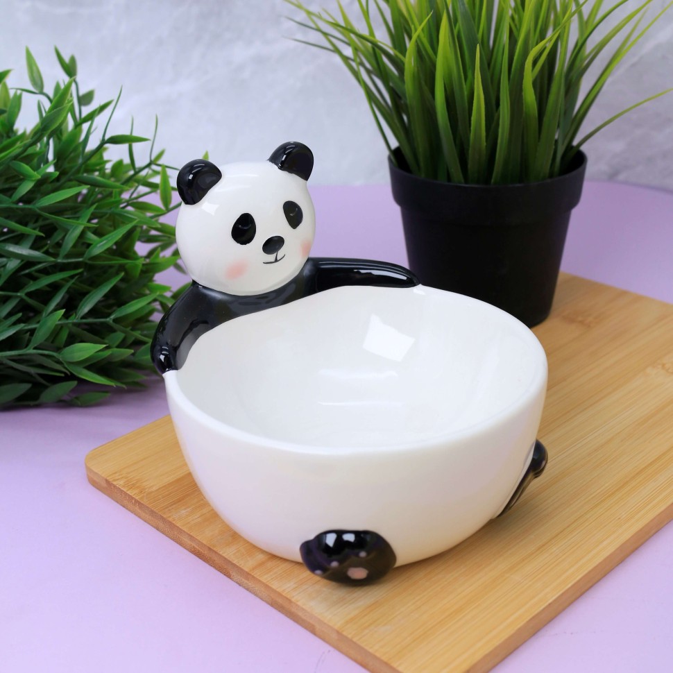 Тарелка глубокая керамическая Panda bowl