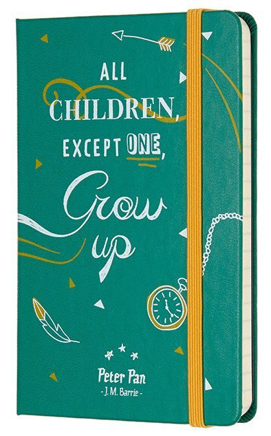 Записная книжка Peter Pan Indians (нелинованный), Pocket,зеленый