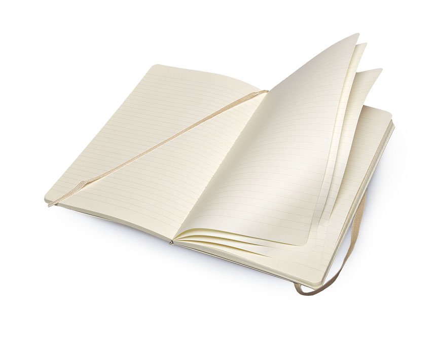 Записная книжка Classic Soft (в линейку) Large бежевый