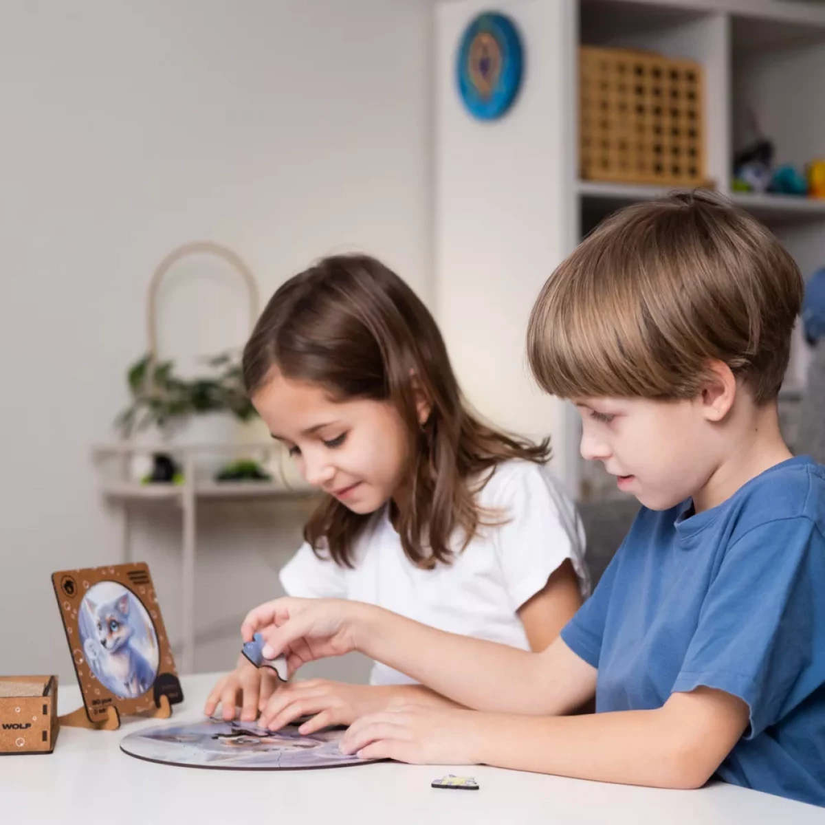 Деревянный пазл Bubblezz Волчонок, 30 дет.