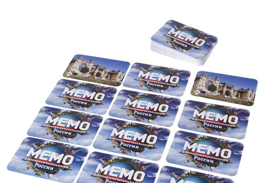 Настольная игра Мемо: Достопримечательности России 