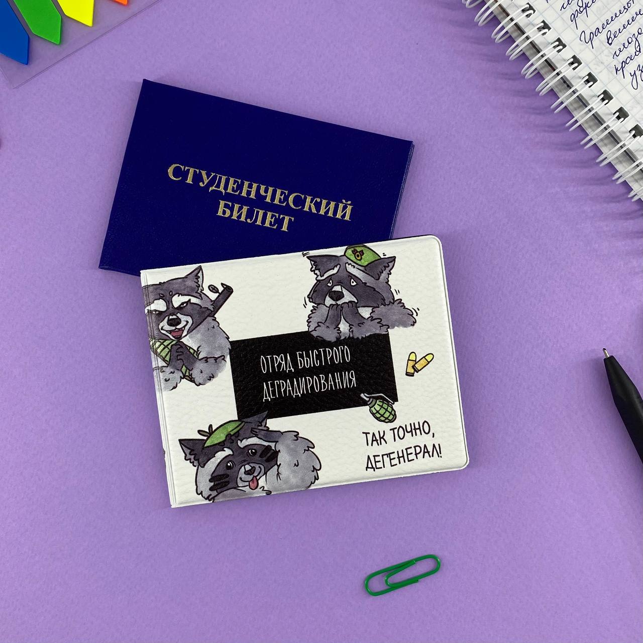 Обложка на студенческий Отряд быстрого деградирования