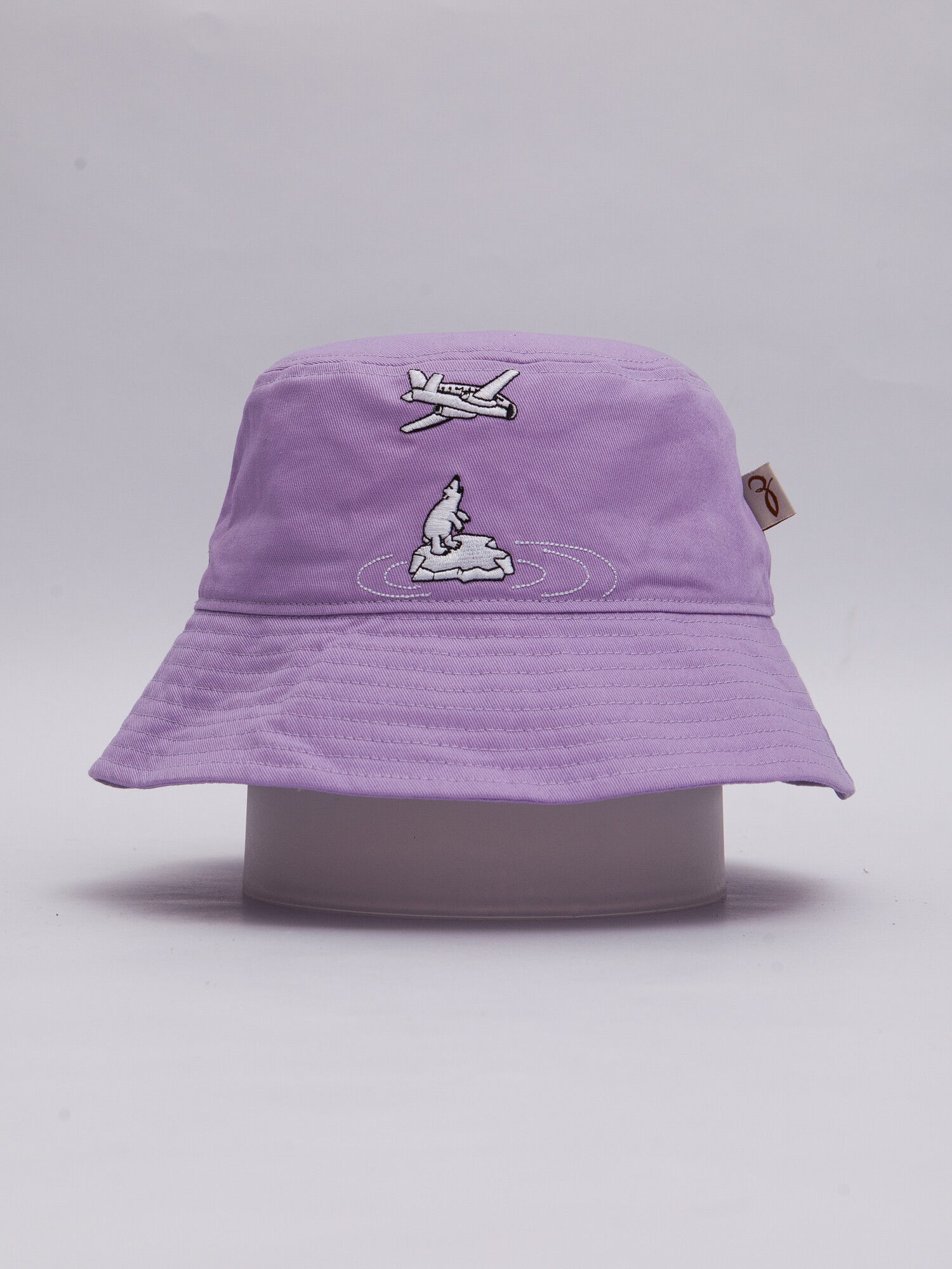 Панама Запорожец Мишка на льдине (Фиолетовый) L/XL