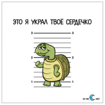 Наклейка Черепашка