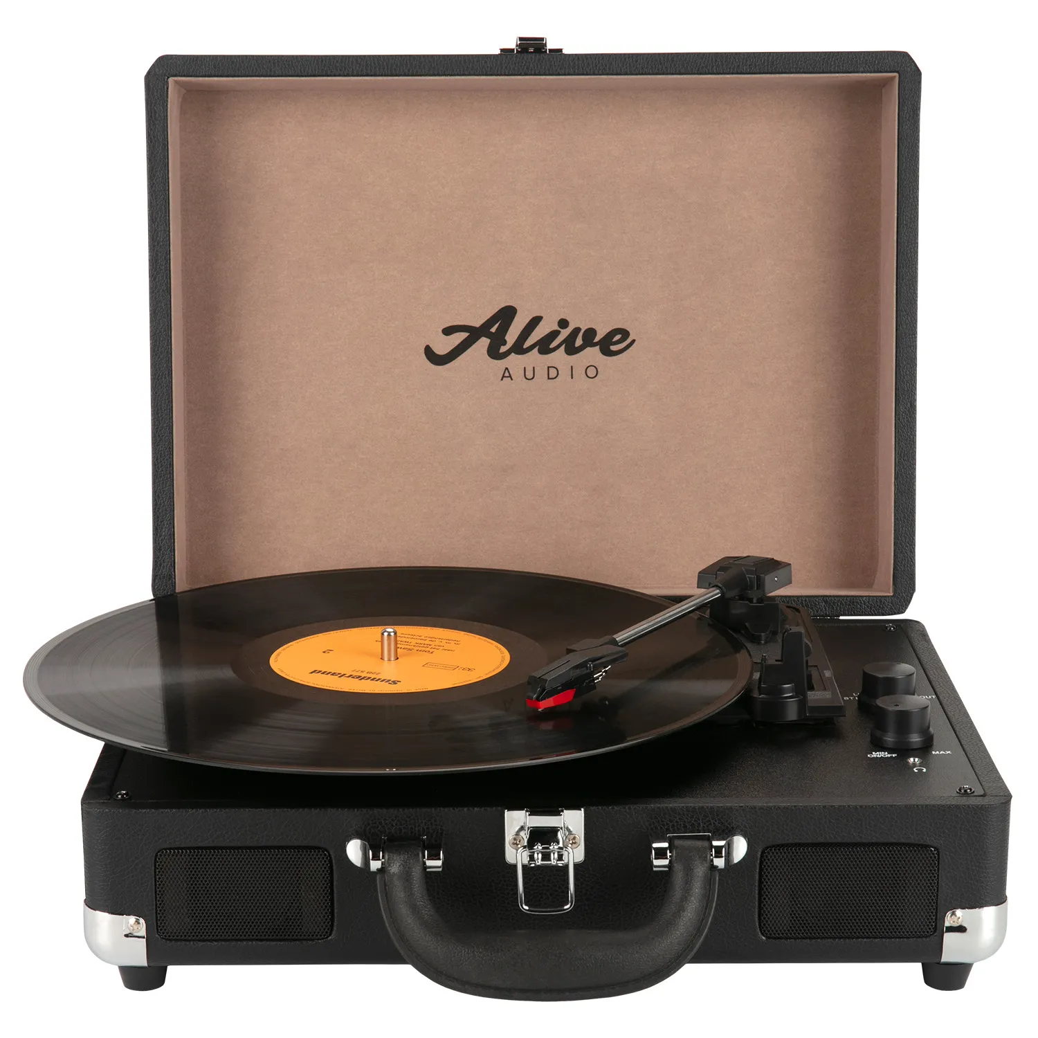 Виниловый проигрыватель Alive Audio Vibe Black c Bluetooth