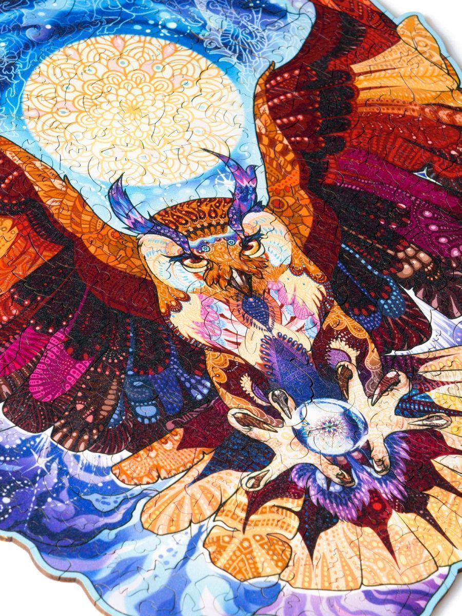 Деревянный пазл Мудрая Сова L