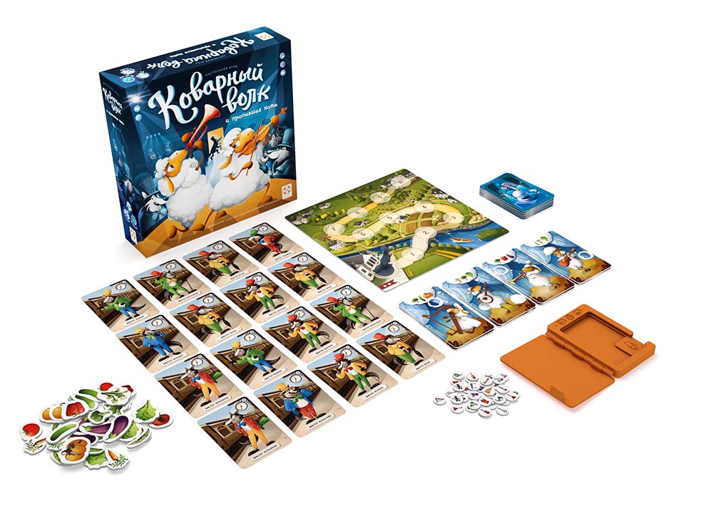 Настольная игра Коварный волк и пропавшая нота
