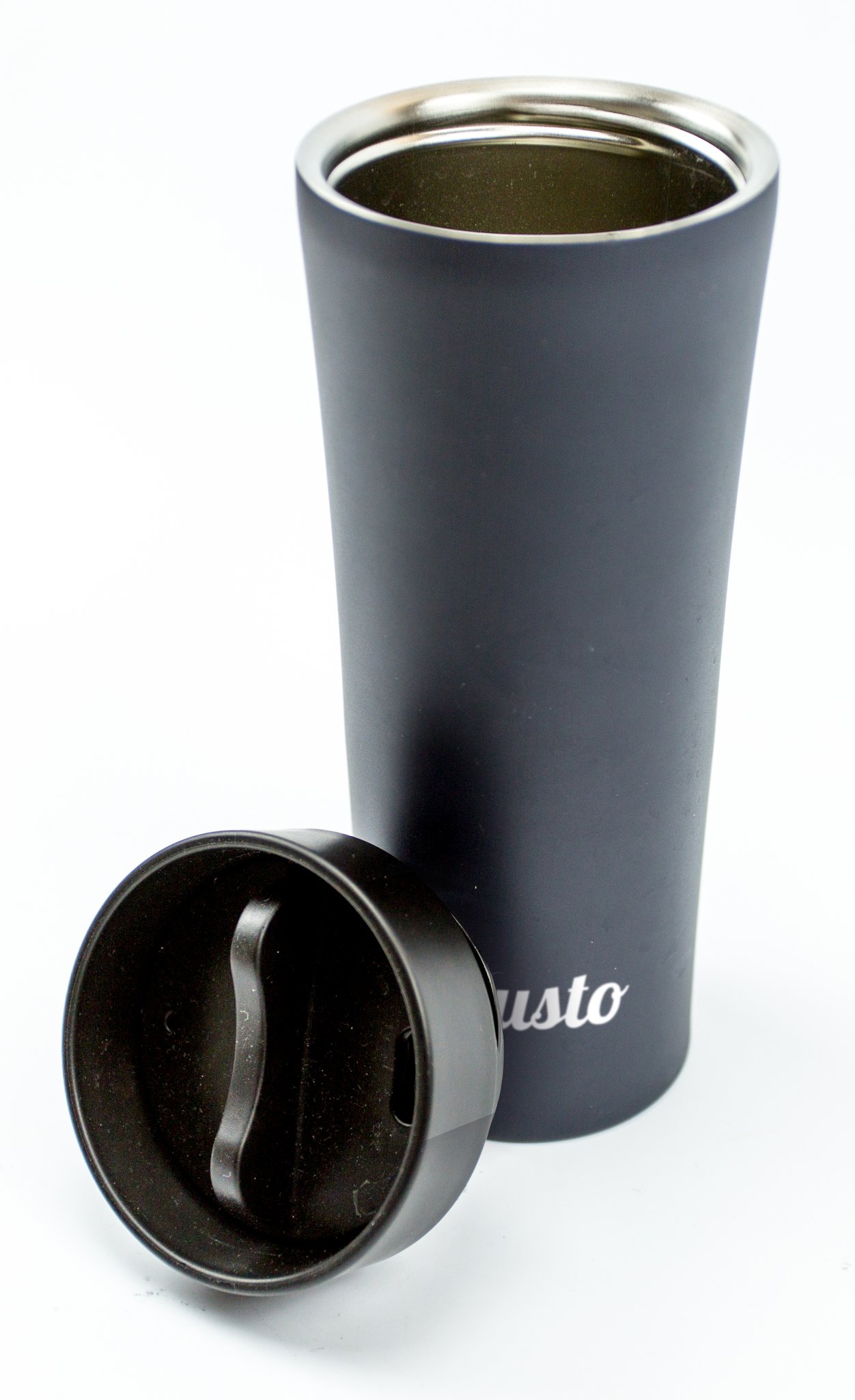 Автокружка Simple серая, 470 мл.