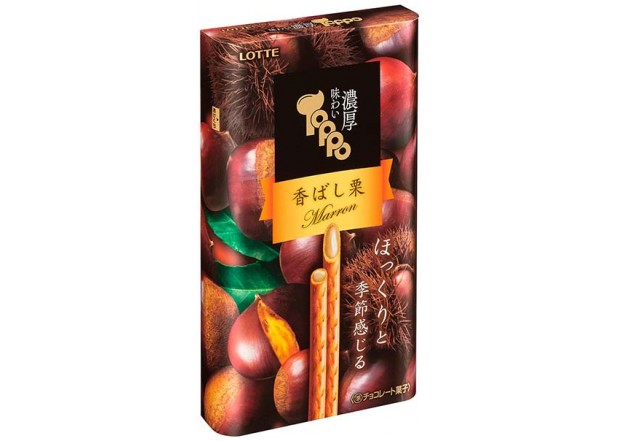 Хрустящие палочки со вкусом каштана Toppo Chestnut