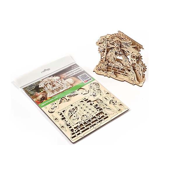 3D-пазл UGears Рождественский Вертеп