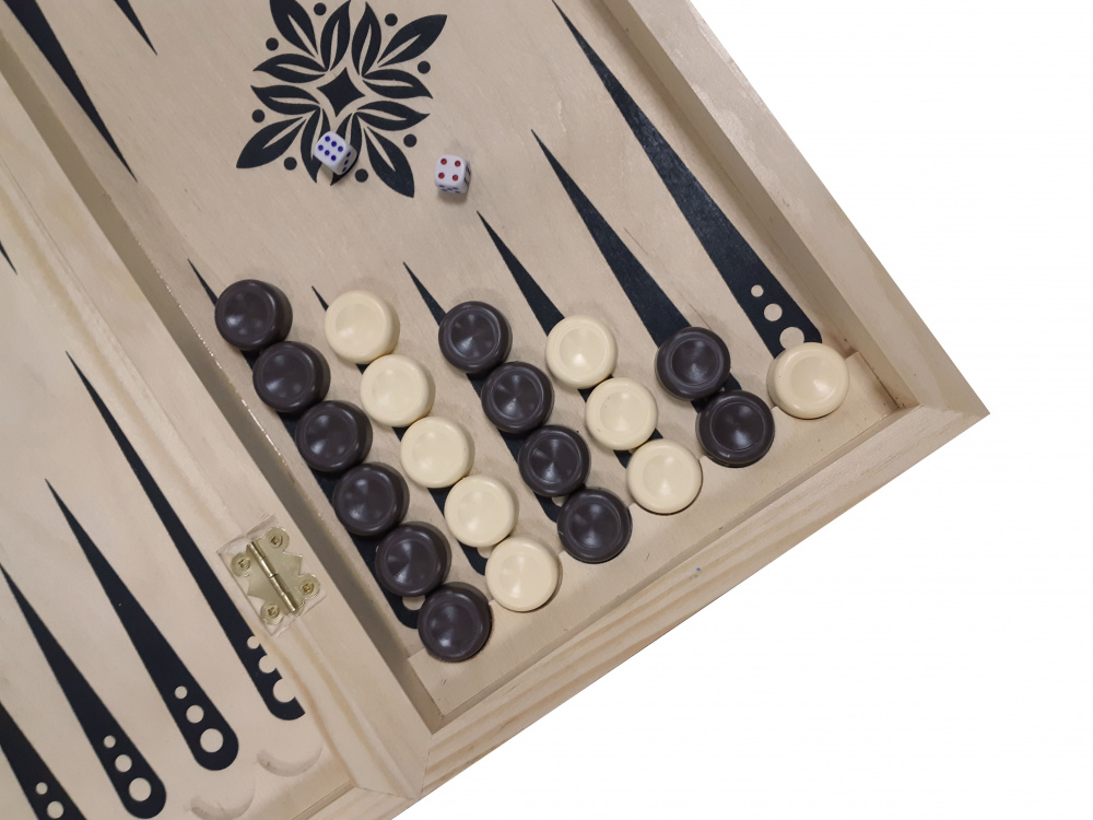 Игра 2 в 1 Шашки, нарды