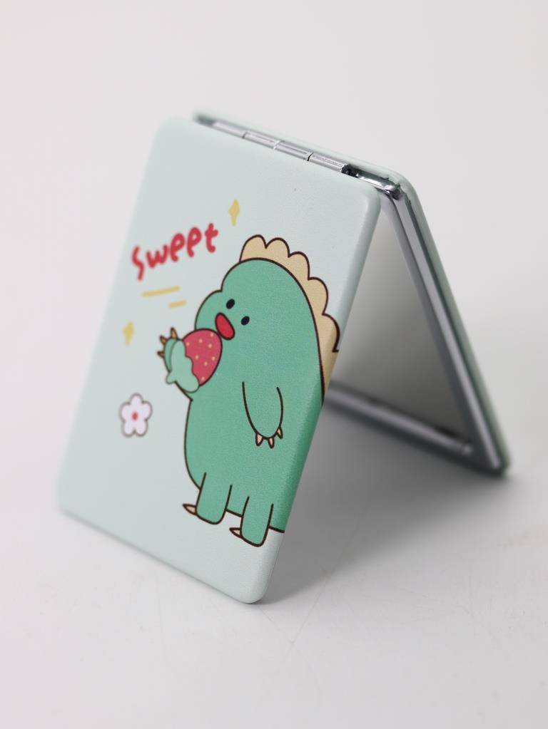 Зеркало Sweet dino strawberry square (green)