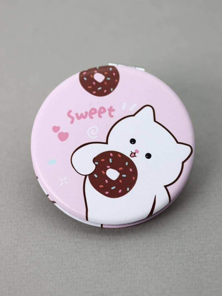 Зеркало Sweet donut round (pink)