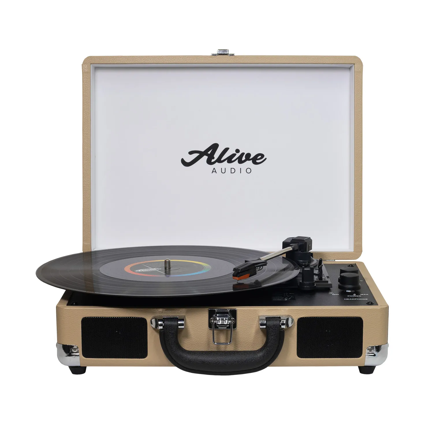 Виниловый проигрыватель Alive Audio Glam Latte c Bluetooth