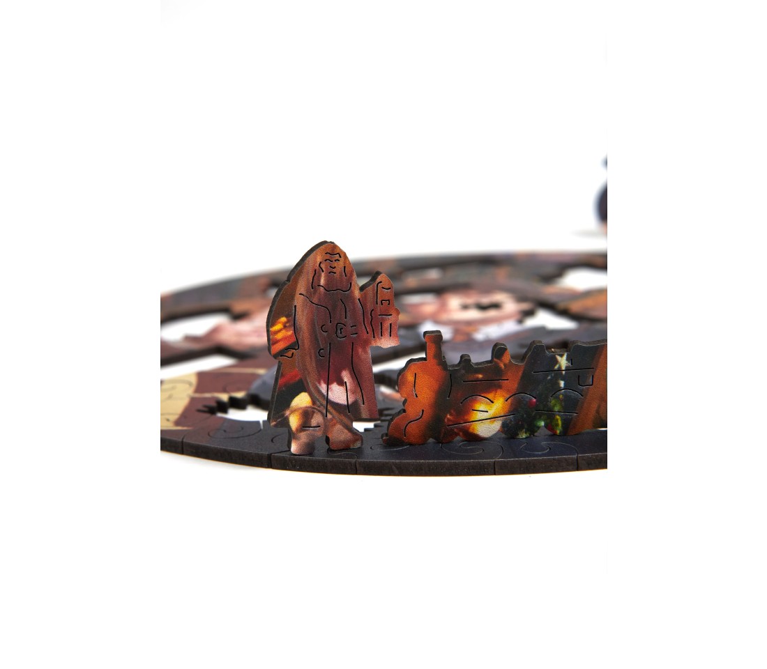 Деревянный пазл Гарри Поттер. Рождество в Хогвартсе