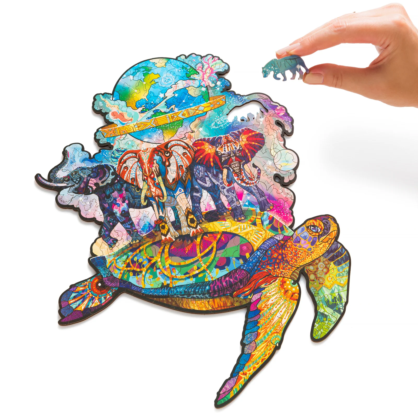 Деревянный пазл Морская Черепаха S