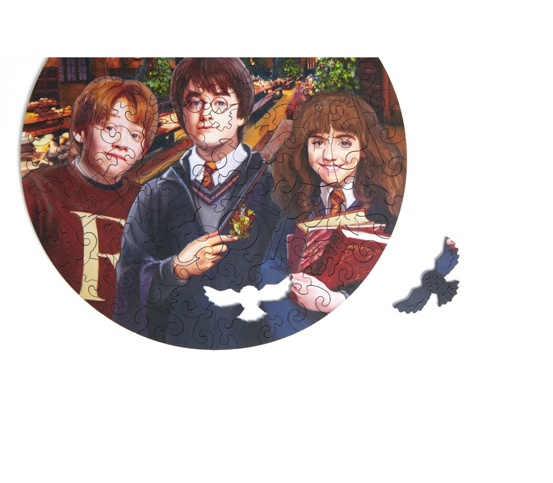Деревянный пазл Гарри Поттер. Рождество в Хогвартсе