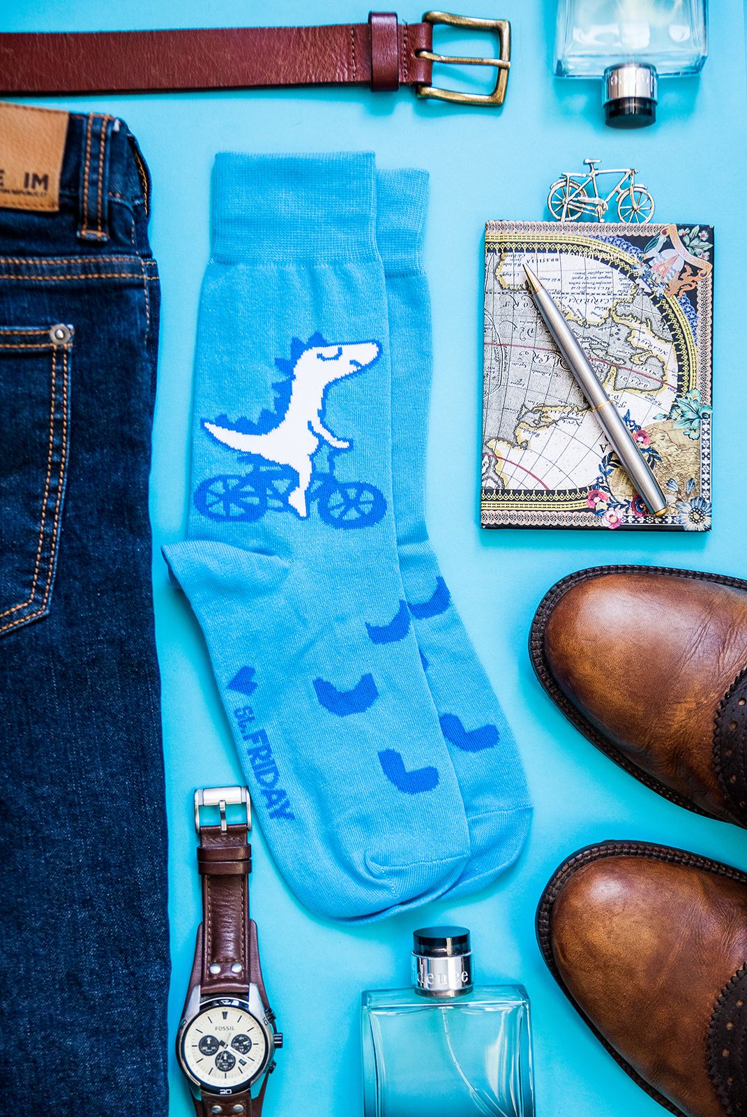 Носки Динозаврик на велике (42-46)