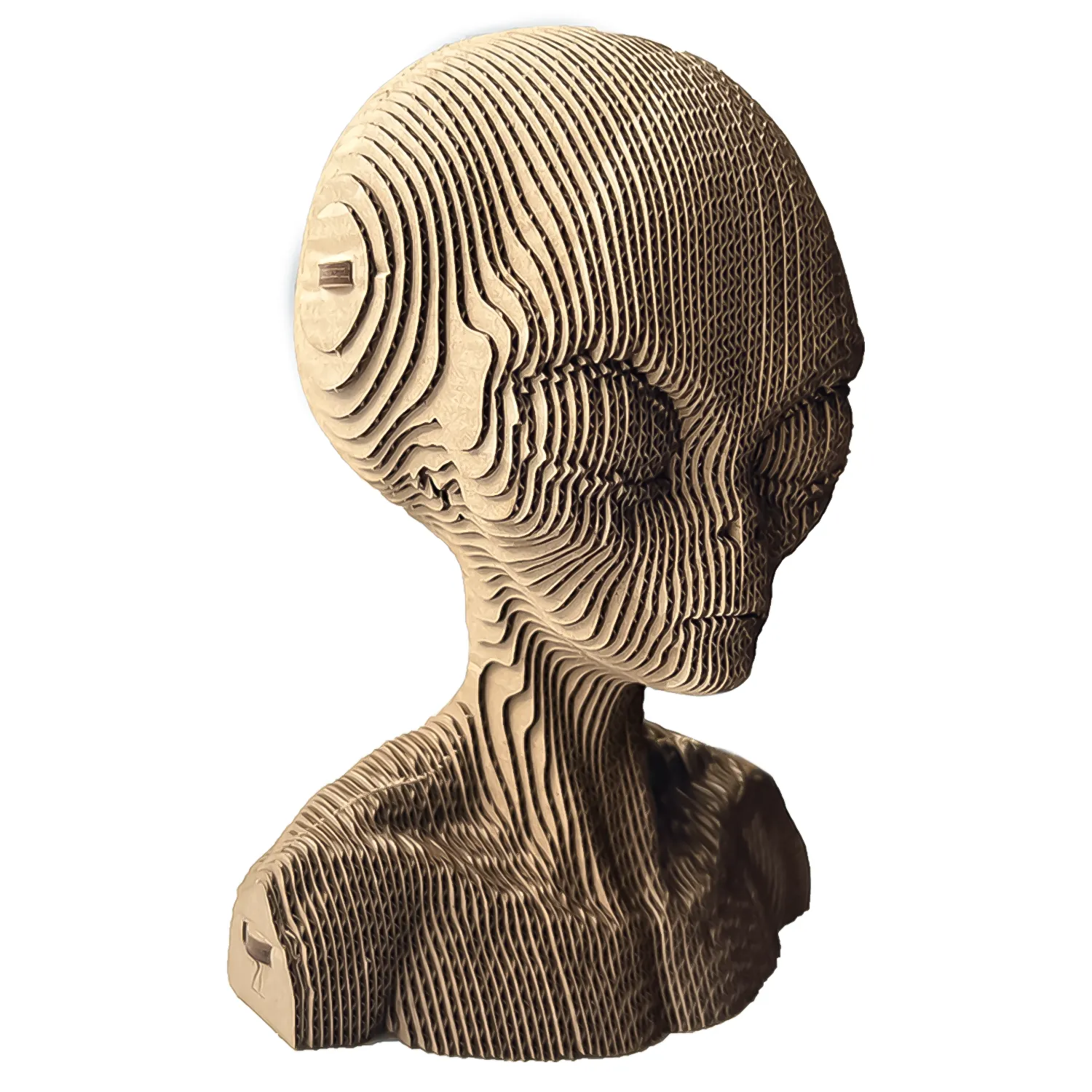 Картонный 3D конструктор Qbrix - Инопланетянин