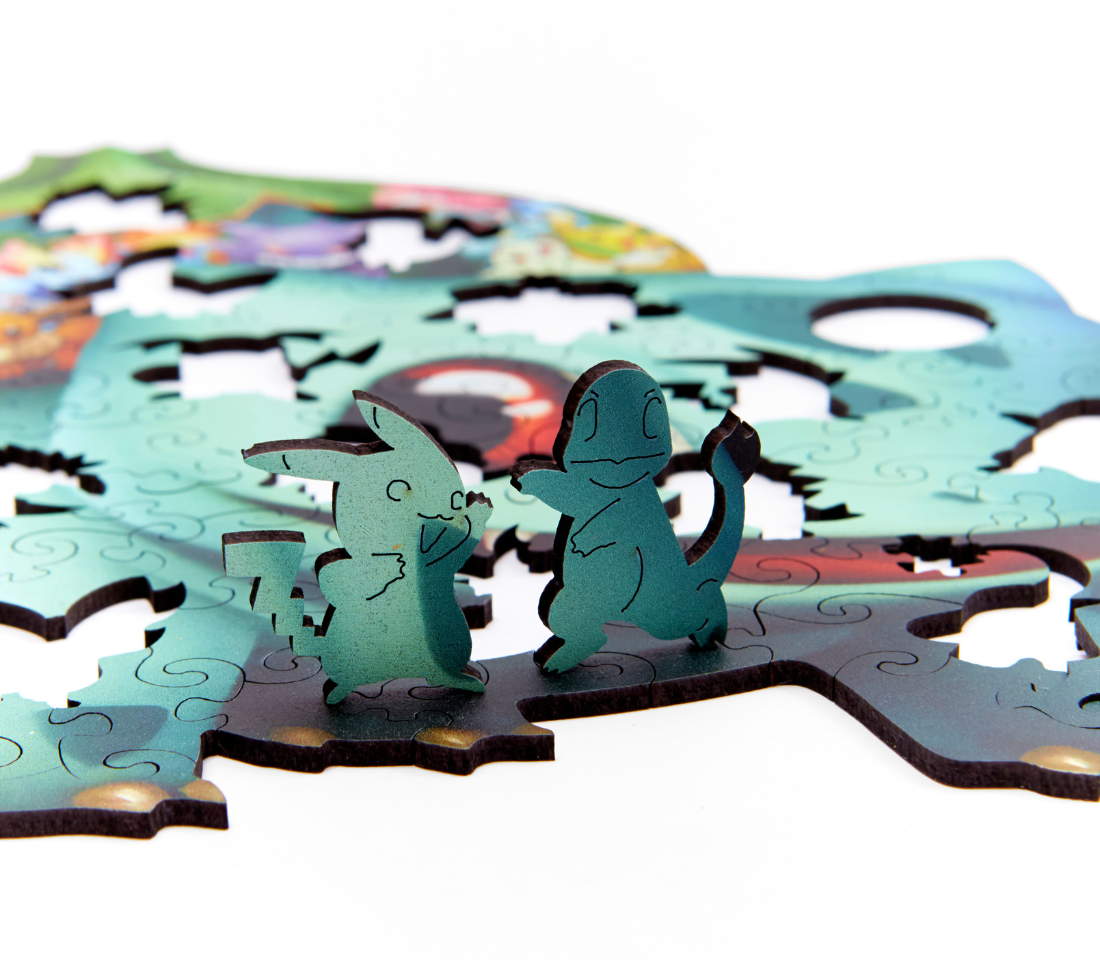 Деревянный пазл Бульбазавр