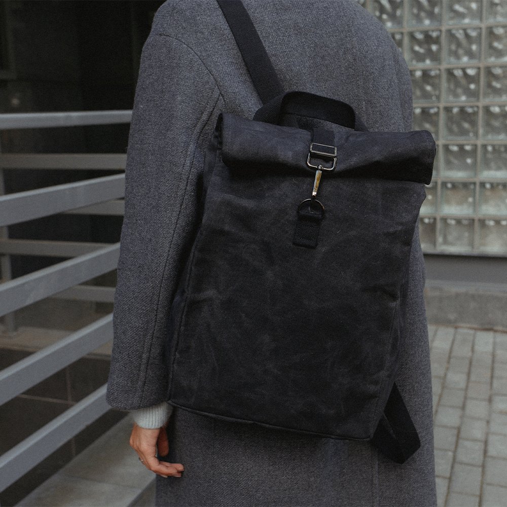 Рюкзак роллтоп Friend Function Mini (черный)