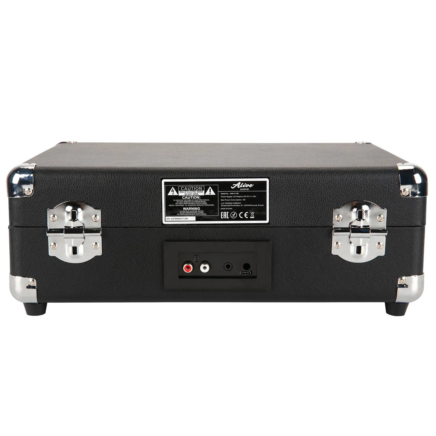 Виниловый проигрыватель Alive Audio Vibe Black c Bluetooth