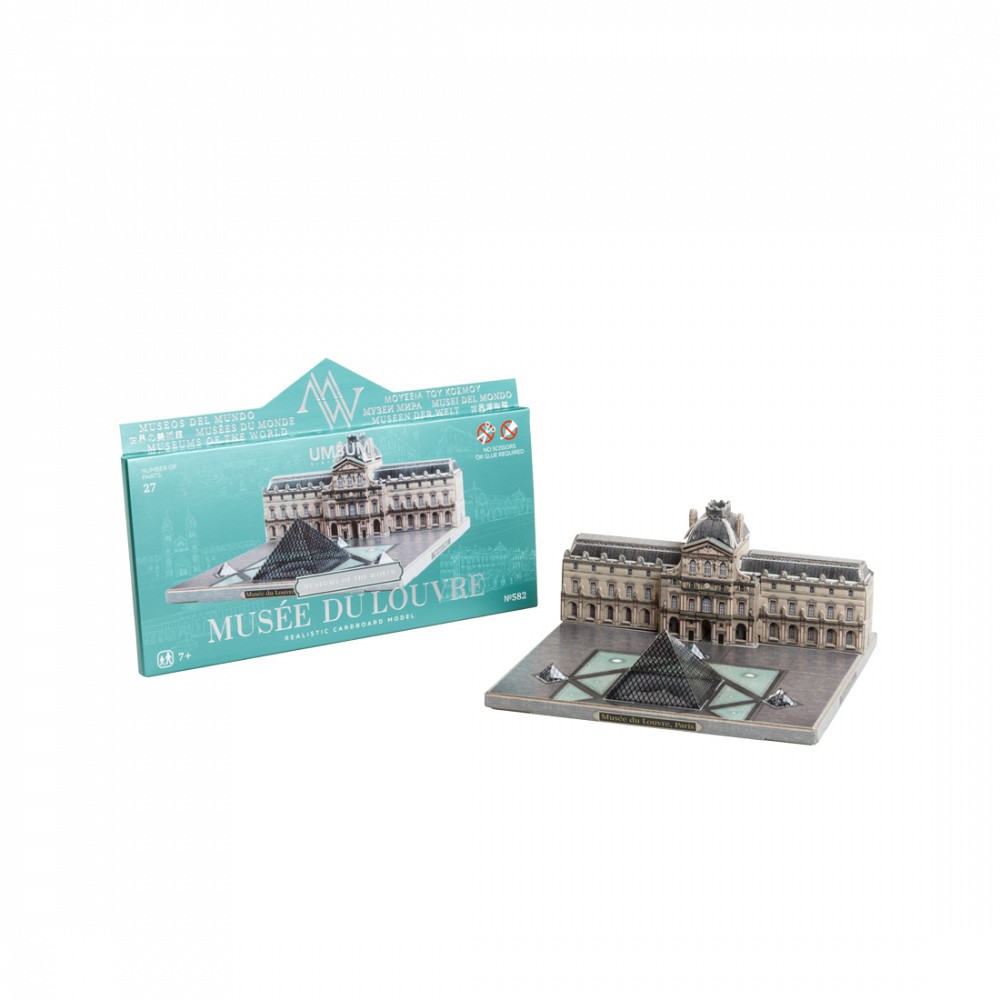 Бумажный конструктор Музей Лувр