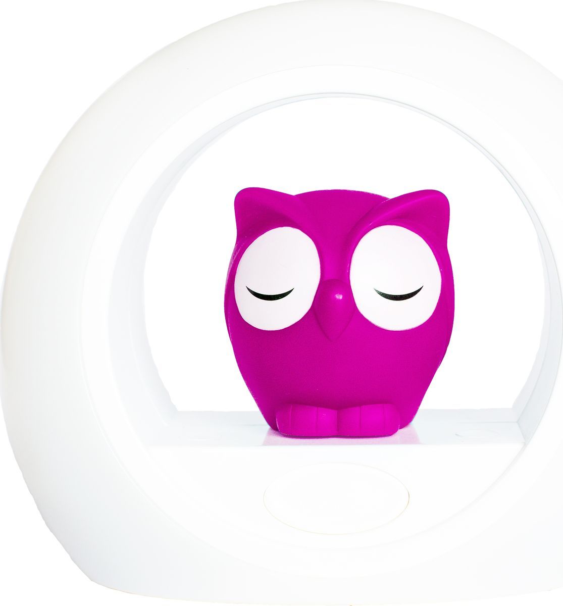 Ночник с датчиком звука Сова Лу (розовый)