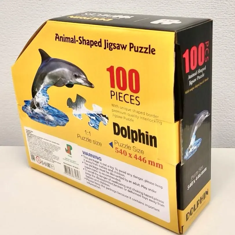 Пазл Дельфин, 100 деталей (88658)