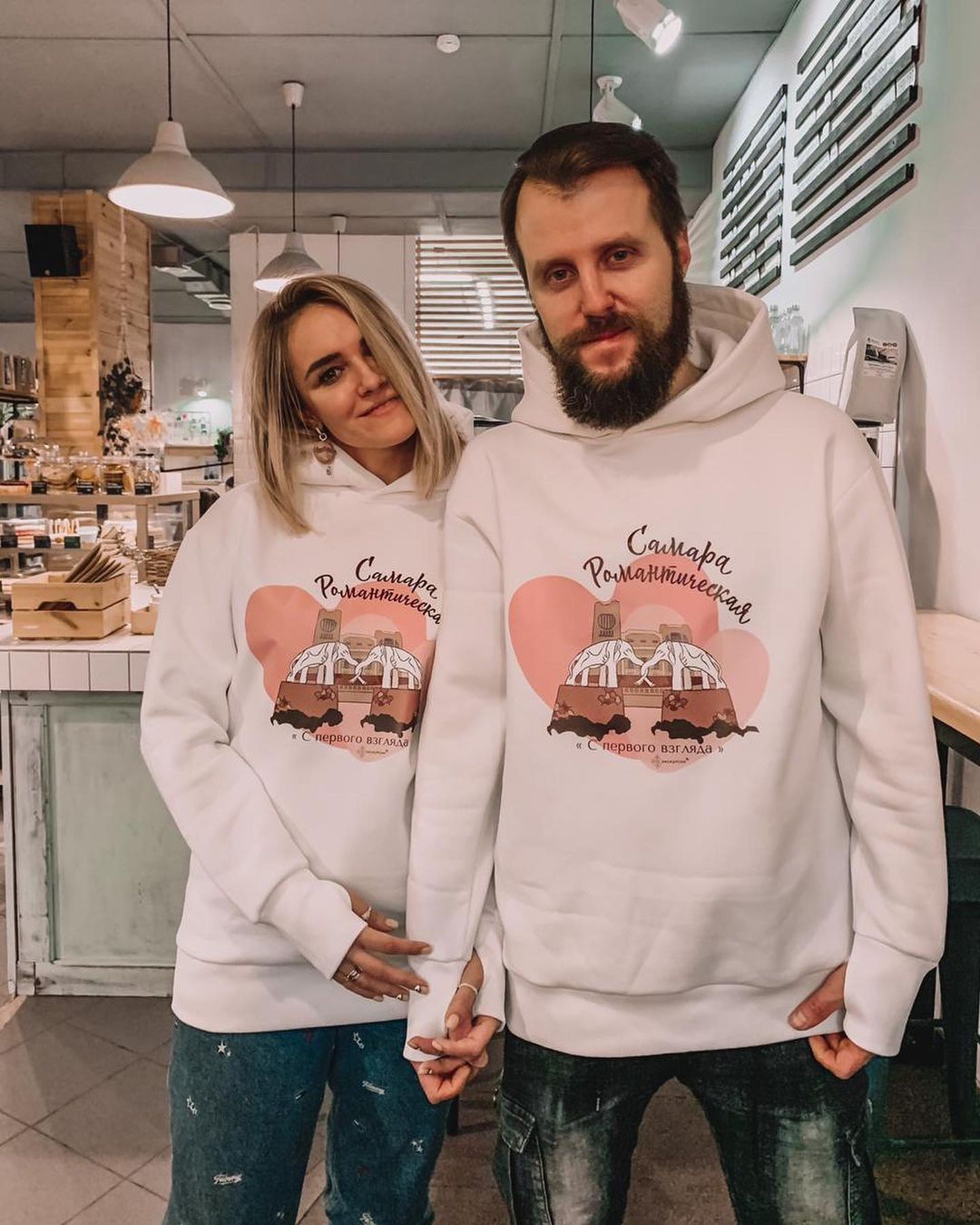 Худи Самара Романтическая (белая)