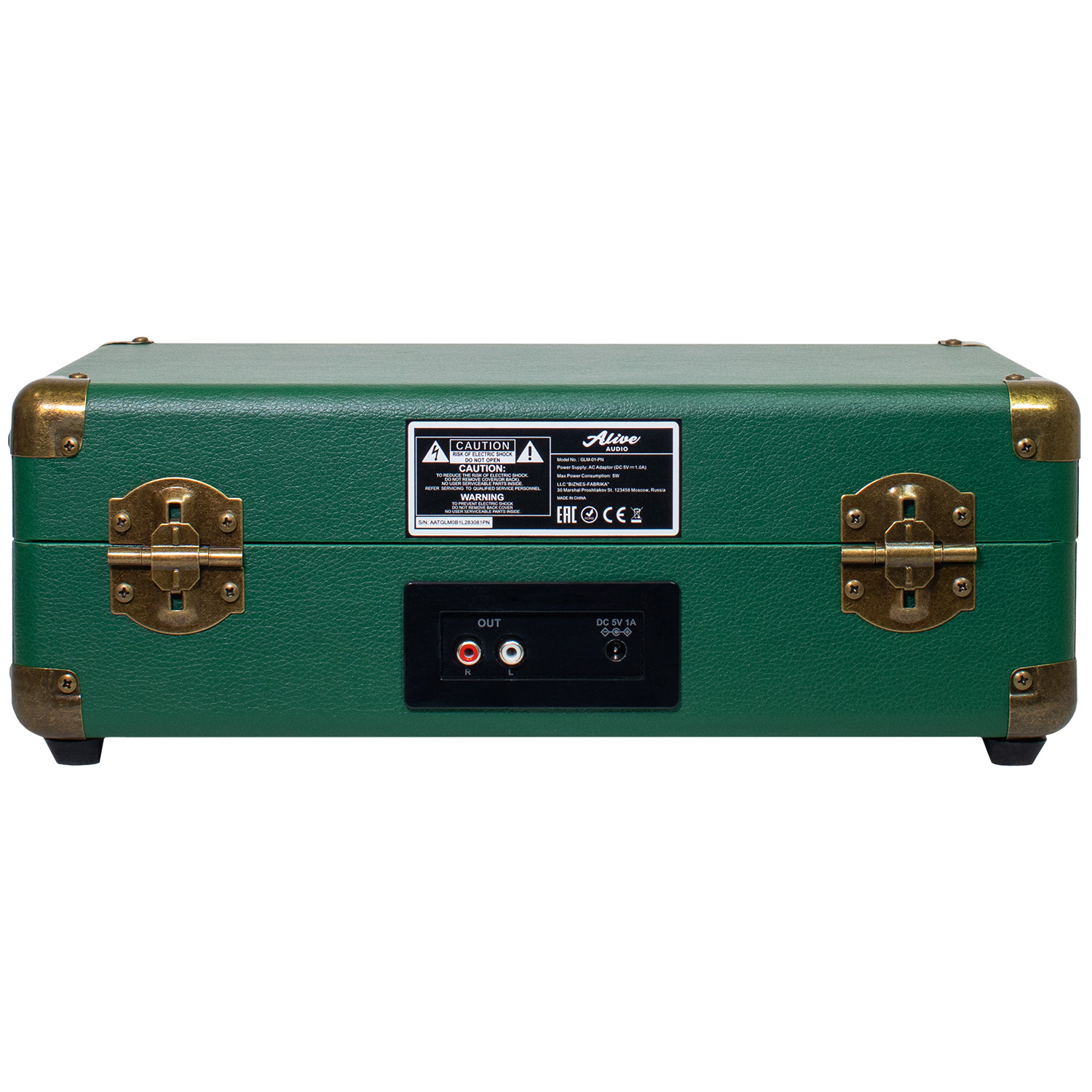 Виниловый проигрыватель Alive Audio Glam Pine c Bluetooth