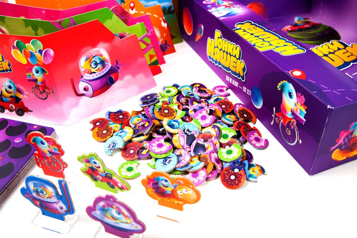 Настольная игра Гонки няшек