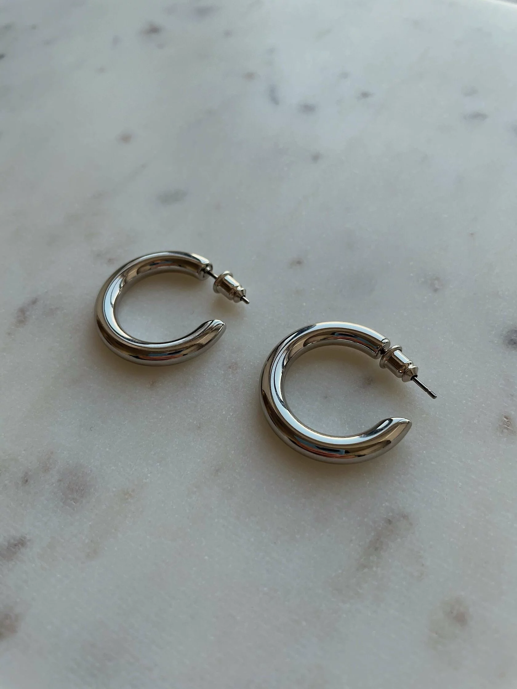 Серьги Minimal Конго (ю/с, цвет серебро)