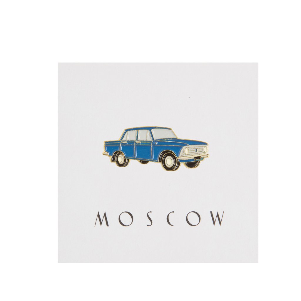 Значок PinPinPin Москвич (синий)